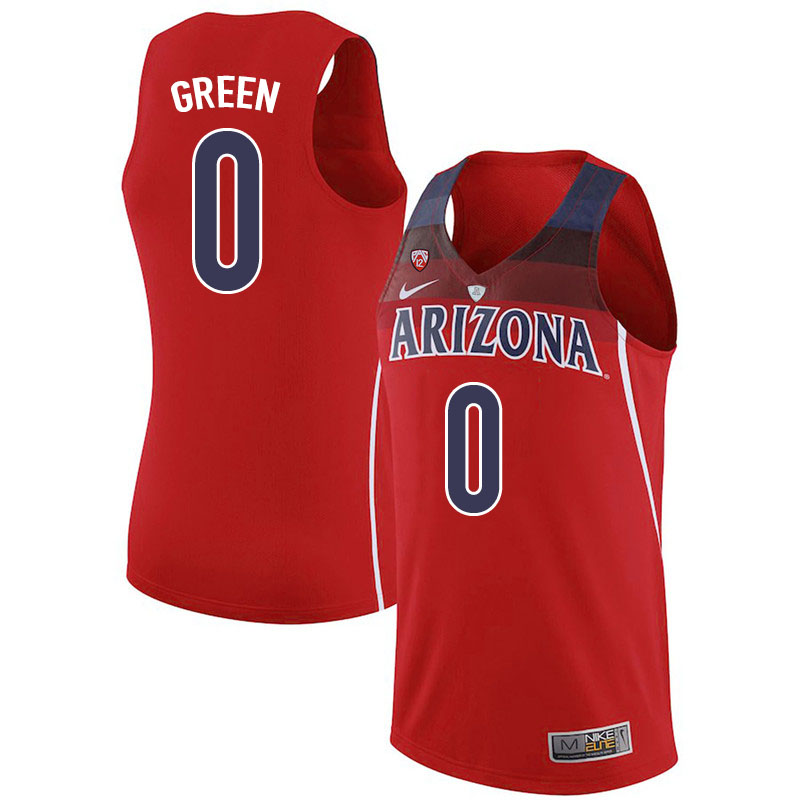 Men #0 Josh Green Arizona Wildcats College Basketball Jerseys Sale-Red - Click Image to Close